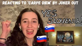 SLOVENIA EUROVISION 2023 - REACTING TO JOKER OUT ‘CARPE DIEM’ (FIRST LISTEN)