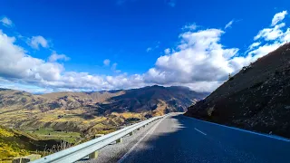 New Zealand: Wanaka to Queenstown scenic drive 4k