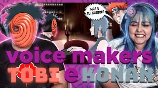 O ENCONTRO DO TOBI E KONAN (ANIMAÇÃO/PARÓDIA) (Voice Makers) - REACT