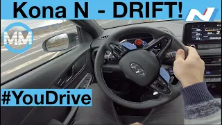 Hyundai Kona N 280 PS - POV Test Drive + Acceleration 0-200 km/h