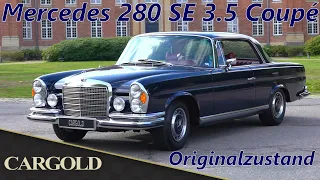 Mercedes 280 SE 3.5 Coupé, 1970, Original 904 Dunkelblau! Sensationeller Originalzustand