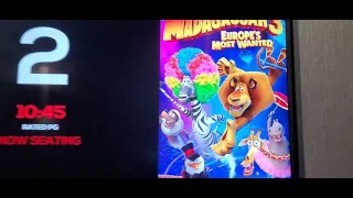 Movie #492: Madagascar 3 - Europe's Most Wanted at City Base Cinemas Kenwood in Ohio in Auditorium 2