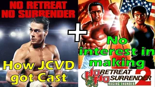 How Van Damme got cast in No Retreat No Surrender and Why he didn't want to be in the Sequel!