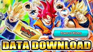 GLOBAL DATA DOWNLOAD! Saiyan Day Start Time + SSG Goku + Rage Vegeta & MORE! (DBZ Dokkan Battle)