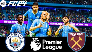 FC 24 - Man City vs. West Ham - Premier League 23/24 Full Match at the Etihad | PS5™ [4K60]