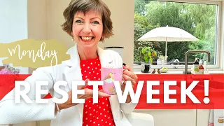 Reset Week MONDAY! Hygge home, Flylady routines, self-care!