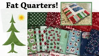 🎄FAT QUARTER CHRISTMAS QUILT | Beginner Friendly Tutorial | Piano Key Border 🎹