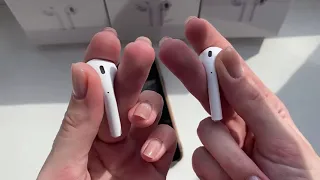 ОБЗОР НА КОПИЮ AIRPODS 2  НЕТ ОТЛИЧИЙ ОТ ОРИГИНАЛА