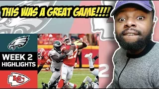 Eagles vs  Chiefs | NFL Week 2 Game Highlights Reaction