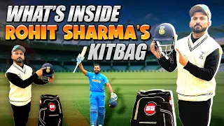 From Bats to Gloves: Rohit Sharma's Cricket Kitbag Unveiled! | @SportsLaunchpad