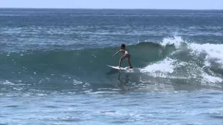Sierra Kerr surfing girl age 8. Josh Kerr daughter surfing Mexico