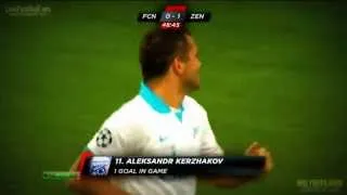 F.C. Nordsjælland-FC Zenit Saint Petersburg . Aleksandr Kerzhakov . 0:1 :)