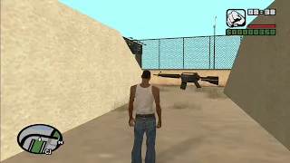 How to get the M4 in Los Santos International at the beginning of the game - GTA San Andreas