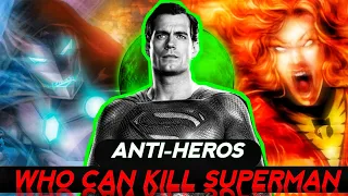 Antiheros who can beat Superman Explained in Hindi (SUPERBATTLE)