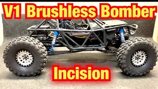 V1 Brushless Bomber with Incision parts and more!!