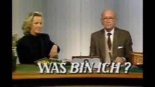 ARD 01.12.1987 - Rest von "WAS BIN ICH ?" und Ansage zu "MANEGE FREI"