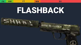 USP-S Flashback - Skin Float And Wear Preview