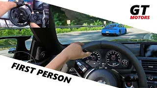 BMW M4 Coupe First Person (POV) Test Drive | Forza Horizon 5 (Steering Wheel) | 4K Extreme Graphics