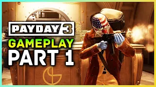 Payday 3 - NEW Gameplay Part 1 4K | 13 Minutes Of Gameplay & $238,000 Full Heist PC Closed Beta