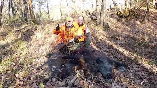 Wild Boar Hunting Test Pedersoli Boarbuster Evolution .45-70 B&P BP107 LPA Sights Contessa Mounts