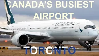 Plane Spotting at Canada's BUSIEST Airport! Toronto-Pearson (YYZ/ CYYZ)