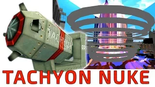 Tachyon Nuke in Minecraft vs Tsar Rival Rebels mod