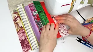 Quick way to sew small pieces together to make beautiful gifts | Sewing Tips and Tricks | DIY sew