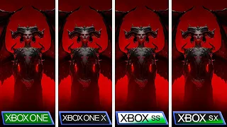 Diablo IV | Xbox One S/X vs Xbox Series S/X | Graphics Comparison | Beta