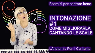 INTONARE LA VOCE - COME MIGLIORARE L'INTONAZIONE CANTANDO LE SCALE - Esercizi per cantare bene