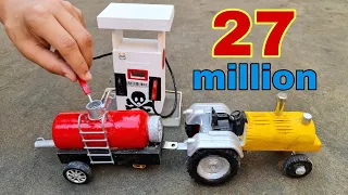 Top the most creatives science projects mini rustic! making miniature for water pump|diy petrol pump