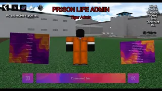 Prison Life Admin Showcase [Tiger admin] (Mobile & PC) (UNPATCHED) (Hydrogen, Fluxus, etc.)