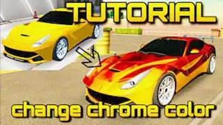 How to Make Gold Chrome Color Car Parking Multiplayer