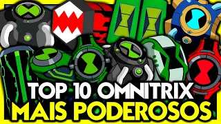 TOP 10 OMNITRIX MAIS PODEROSOS EM BEN 10!!!