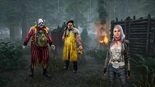 DBD | Survivor Gameplay Against Cannibal & Clown (No Commentary)