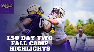 HIGHLIGHTS: LSU Day Two of Fall Camp