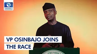 Vice President Yemi Osinbajo Declares His Intention To Run For President In 2023