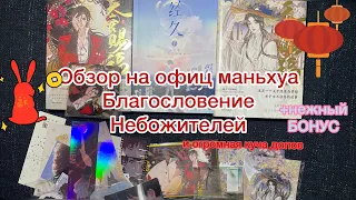 Обзор на маньхуа Благословение Небожителей и Салатные дни +куча допов❤️обзор на разные предзаказы~