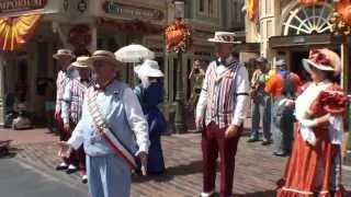 Walt Disney World Magic Kingdom Sax Quartet, The Dapper Dans, & Citizens of Main Street USA 1080P