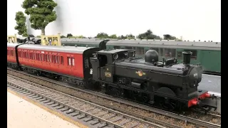 Ewhurst Green - Crimson Lake pre-grouping coaches (GWR & SR)