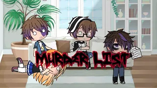 MURDER LIST//Gacha Life Skit//Afton Family And Sander Sides//Virgil Afton Au