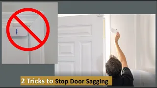 Quickly Fix a Sagging Door - Stop Door Rubbing
