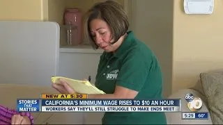 California's minimum wage rises to $10 an hour