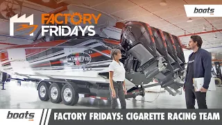 Factory Fridays: Cigarette Racing Team's 🏁 Boat Building Process - EP. 9