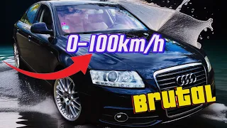 Audi A6 C6 3.0 TFSI Stage 1 # 0-100km/h