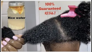 How to use RiceWater for extremely fast hair growth 100% GUARANTEED results. kids rice water routine