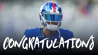 Odell Beckham Jr: Congratulations ft. Post Malone (2017 Giants Highlights) ᴴᴰ