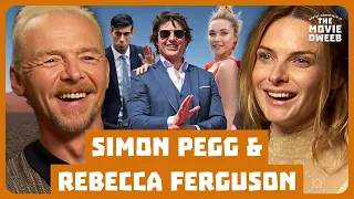 Simon Pegg & Rebecca Ferguson On Tom Cruise, Rishi Sunak And Florence Pugh 😂 | The Movie Dweeb