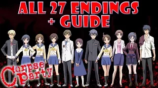 Corpse Party ALL 27 Endings + Guide (All Chapter Endings)