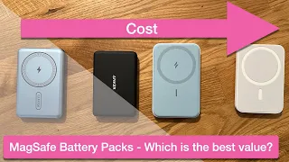 iPhone MagSafe Battery Pack Review - Comparing 4 from Cheapest to most Expensive