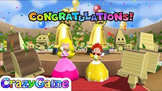 Mario Party 9 Step It Up 1 vs Rivals - Kamek vs Team Peach, Daisy Gameplay (Master CPU)